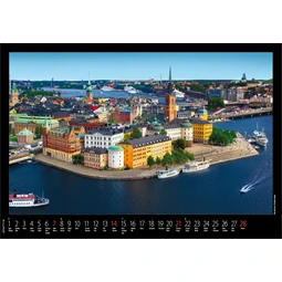 Falinaptár 2027 REAL 460x320mm Európa spirálos 6091