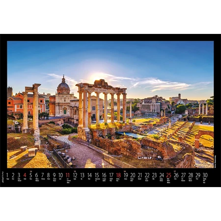 Falinaptár 2027 REAL 460x320mm Európa spirálos 6091