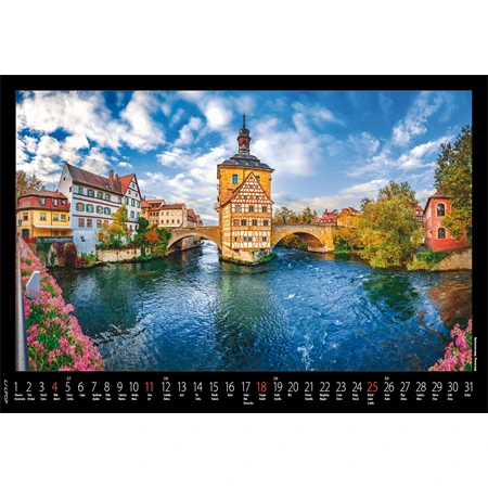 Falinaptár 2027 REAL 460x320mm Európa spirálos 6091