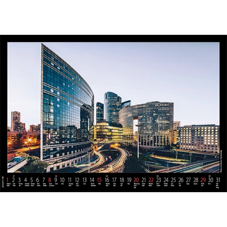 Falinaptár 2027 REAL 460x320mm Európa spirálos 6091