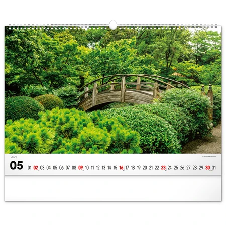 Falinaptár 2027 REAL 480 x 330mm Gardens