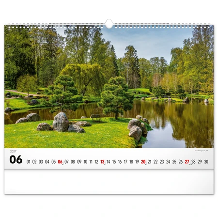 Falinaptár 2027 REAL 480 x 330mm Gardens