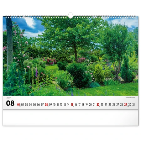 Falinaptár 2027 REAL 480 x 330mm Gardens