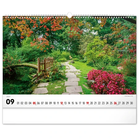 Falinaptár 2027 REAL 480 x 330mm Gardens