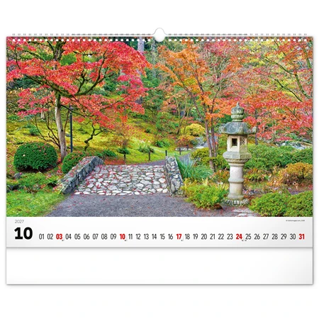 Falinaptár 2027 REAL 480 x 330mm Gardens