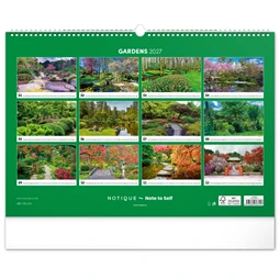 Falinaptár 2027 REAL 480 x 330mm Gardens
