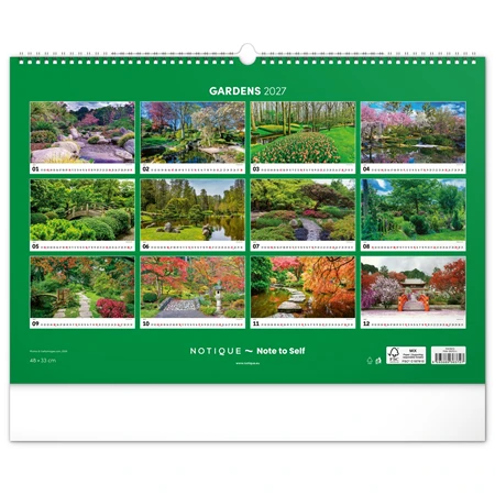 Falinaptár 2027 REAL 480 x 330mm Gardens