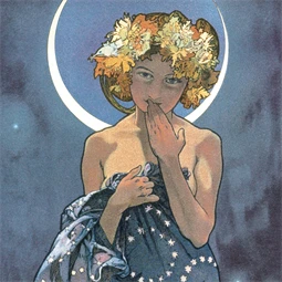 Falinaptár 2027 REAL lemez 300 x 600mm Alphonse Mucha