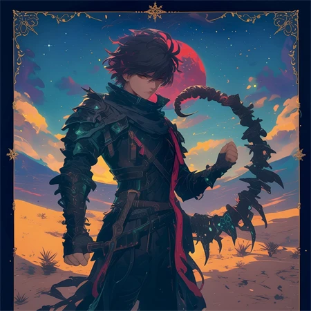 Falinaptár 2027 REAL lemez 300 x 600mm Anime Zodiac