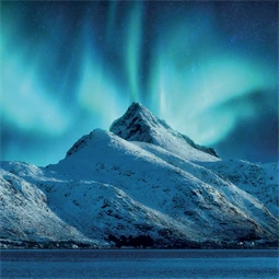 Falinaptár 2027 REAL lemez 300 x 600mm Aurora Borealis
