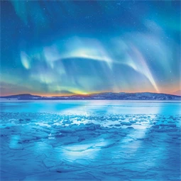 Falinaptár 2027 REAL lemez 300 x 600mm Aurora Borealis