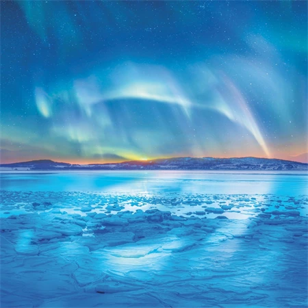 Falinaptár 2027 REAL lemez 300 x 600mm Aurora Borealis