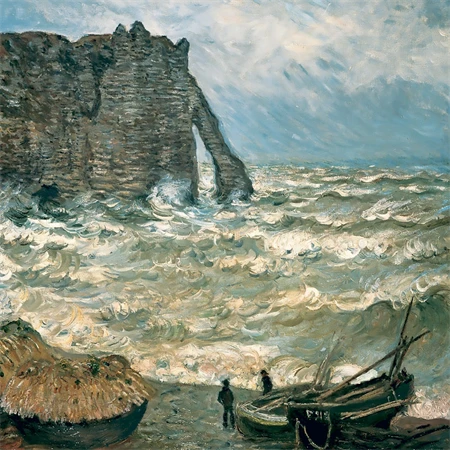 Falinaptár 2027 REAL lemez 300 x 600mm Claude Monet