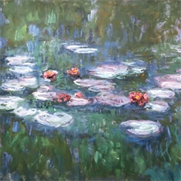 Falinaptár 2027 REAL lemez 300 x 600mm Claude Monet