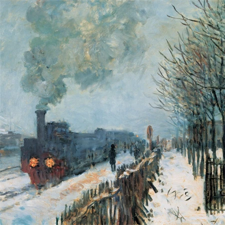 Falinaptár 2027 REAL lemez 300 x 600mm Claude Monet