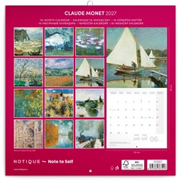 Falinaptár 2027 REAL lemez 300 x 600mm Claude Monet