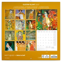Falinaptár 2027 REAL lemez 300 x 600mm Gustav Klimt