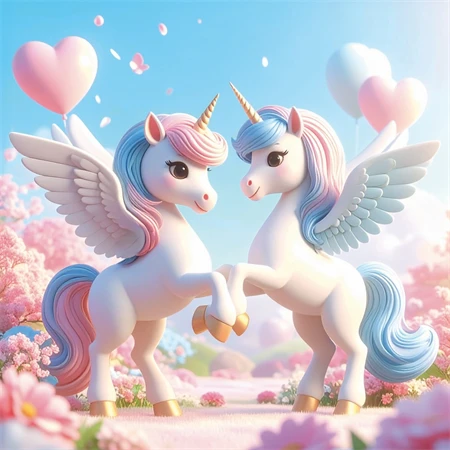Falinaptár 2027 REAL lemez 300 x 600mm Happy Unicorns