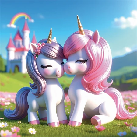 Falinaptár 2027 REAL lemez 300 x 600mm Happy Unicorns