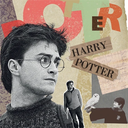 Falinaptár 2027 REAL lemez 300 x 600mm Harry Potter