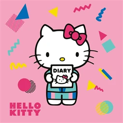 Falinaptár 2027 REAL lemez 300 x 600mm Hello Kitty
