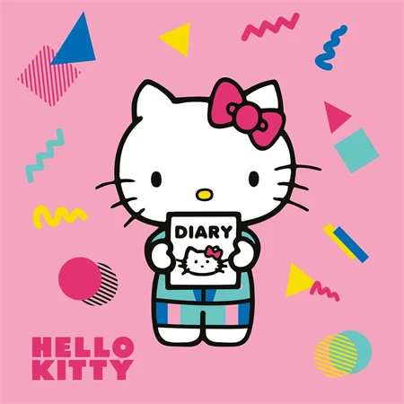 Falinaptár 2027 REAL lemez 300 x 600mm Hello Kitty