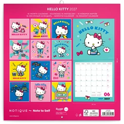 Falinaptár 2027 REAL lemez 300 x 600mm Hello Kitty