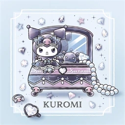 Falinaptár 2027 REAL lemez 300 x 600mm Kuromi