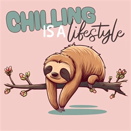 Falinaptár 2027 REAL lemez 300 x 600mm Lazy Sloths