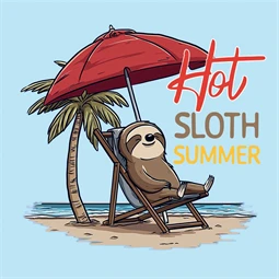 Falinaptár 2027 REAL lemez 300 x 600mm Lazy Sloths