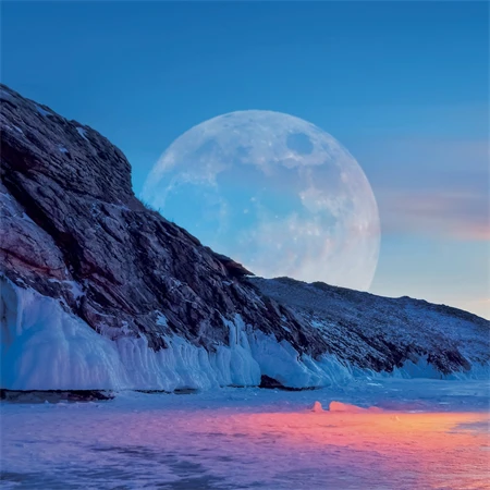 Falinaptár 2027 REAL lemez 300 x 600mm Moon
