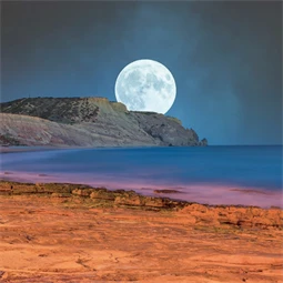 Falinaptár 2027 REAL lemez 300 x 600mm Moon