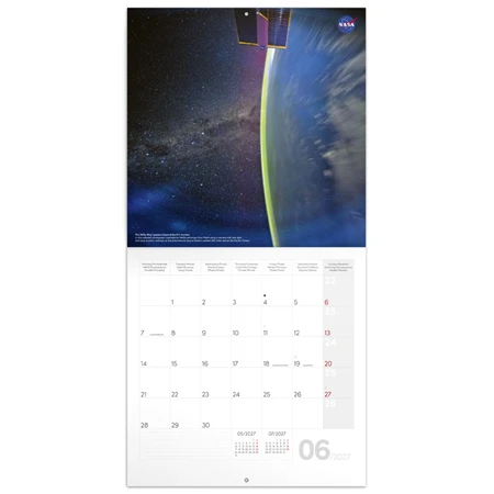 Falinaptár 2027 REAL lemez 300 x 600mm NASA