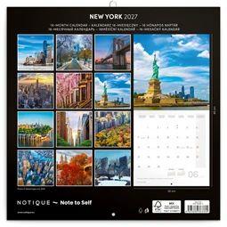 Falinaptár 2027 REAL lemez 300 x 600mm New York