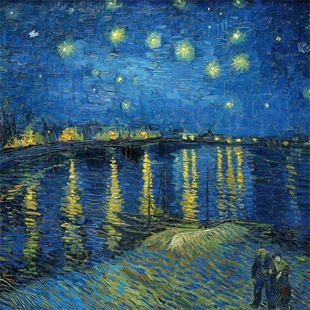 Falinaptár 2027 REAL lemez 300 x 600mm Vincent van Gogh