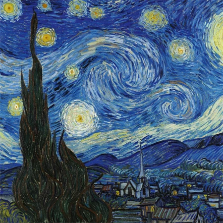 Falinaptár 2027 REAL lemez 300 x 600mm Vincent van Gogh