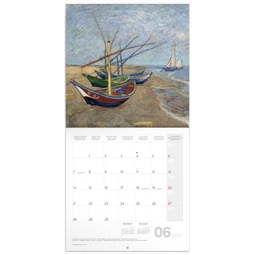 Falinaptár 2027 REAL lemez 300 x 600mm Vincent van Gogh