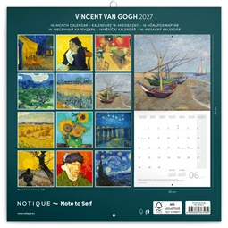 Falinaptár 2027 REAL lemez 300 x 600mm Vincent van Gogh