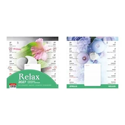 Falinaptár 2027 TOPTIMER T090 kéthetes tervező 220x220mm mágneses Relax
