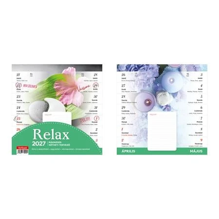 Falinaptár 2027 TOPTIMER T090 kéthetes tervező 220x220mm mágneses Relax
