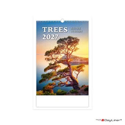 Falinaptár 2027 TOPTIMER T091 315×450mm álló Trees