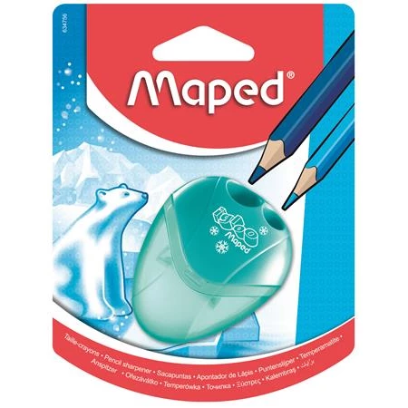 Hegyező 2 lyukú MAPED tartályos I-GLOO vegyes színek bliszteres