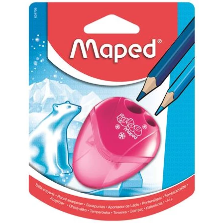 Hegyező 2 lyukú MAPED tartályos I-GLOO vegyes színek bliszteres