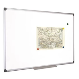 Fehértábla 90 x 180 cm VICTORIA mágneses, alumínium keret
