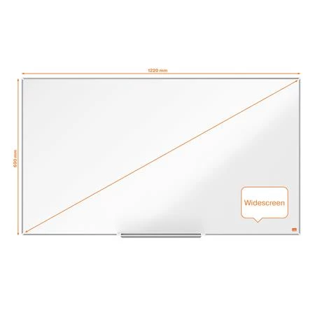 Fehértábla 122 x 69 cm mágneses, alumínium keretes NOBO "Impression Pro" széles képarány