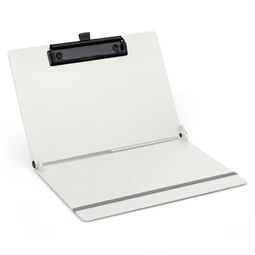Felírótábla A/4-A/5 SAX fehér A5 méretre csukható és A4 méretre nyitható, tolltartó, rugalmas rögzítőpánttal