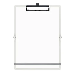 Felírótábla A/4-A/5 SAX fehér A5 méretre csukható és A4 méretre nyitható, tolltartó, rugalmas rögzítőpánttal