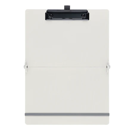 Felírótábla A/4-A/5 SAX fehér A5 méretre csukható és A4 méretre nyitható, tolltartó, rugalmas rögzítőpánttal