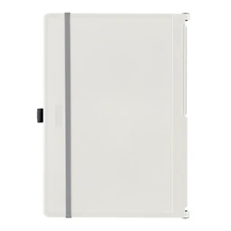 Felírótábla A/4-A/5 SAX fehér A5 méretre csukható és A4 méretre nyitható, tolltartó, rugalmas rögzítőpánttal