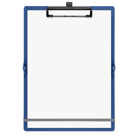 Felírótábla A/4-A/5 SAX kék A5 méretre csukható és A4 méretre nyitható, tolltartó, rugalmas rögzítőpánttal